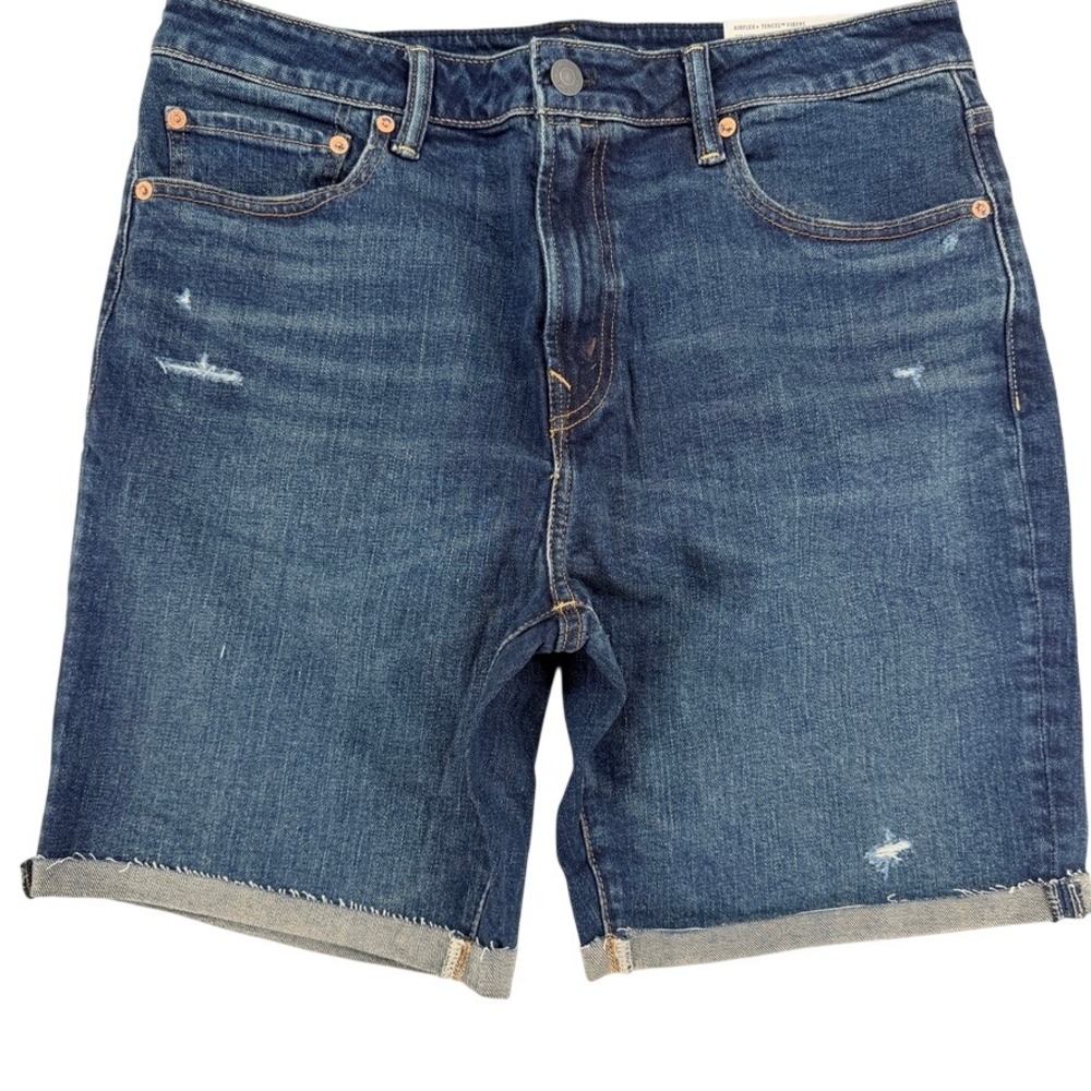 American Eagle AirFlex+ Denim Shorts Size 33 NWT Stretch